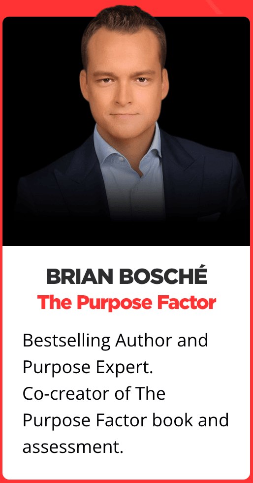 Brian Bosché discussing purpose-driven leadership for entrepreneurs at The Factor Forum 2025 on March 14